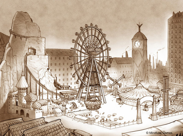 600x448 Carnival Sketch By Concept Art House - Carnival Sketch