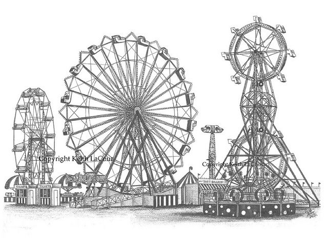 640x465 Carnival Drawings - Carnival Sketch