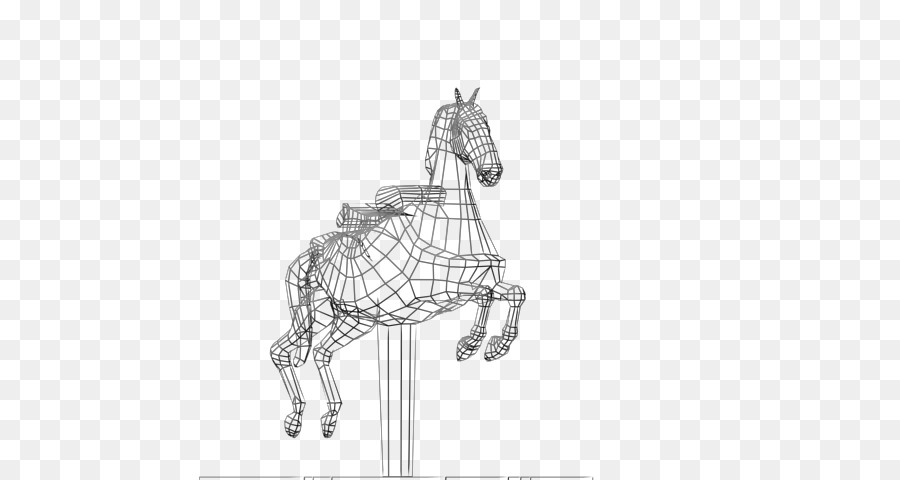 900x480 Horse Giraffe Zbrush Carousel Sketch - Carousel Horse Sketch