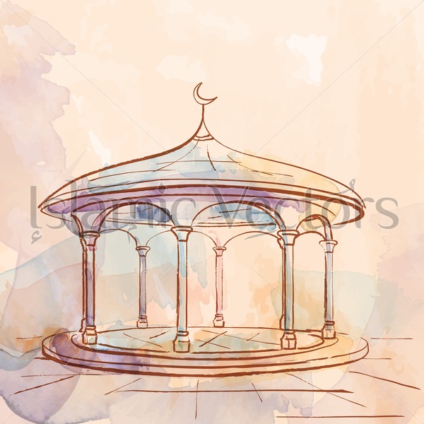 600x600 Download Islamic Vector Design Ramadan Kareem - Carousel Sketch