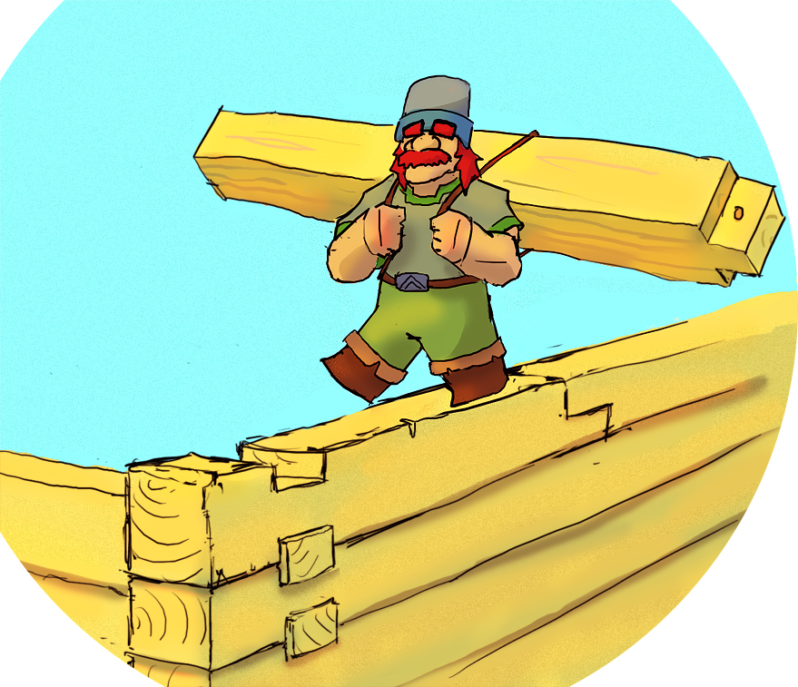 879x757 Dwarf Carpenter Sketch By Ruostevaara - Carpenter Sketch