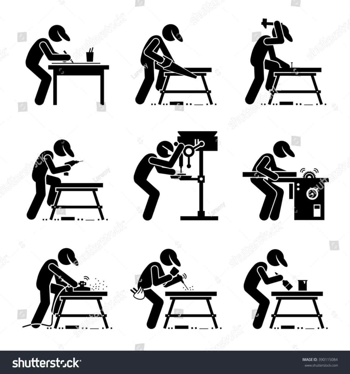 1185x1264 The Images Collection Of Woodworking Tools Clipart Building Repair - Carpentry Tools Sketch