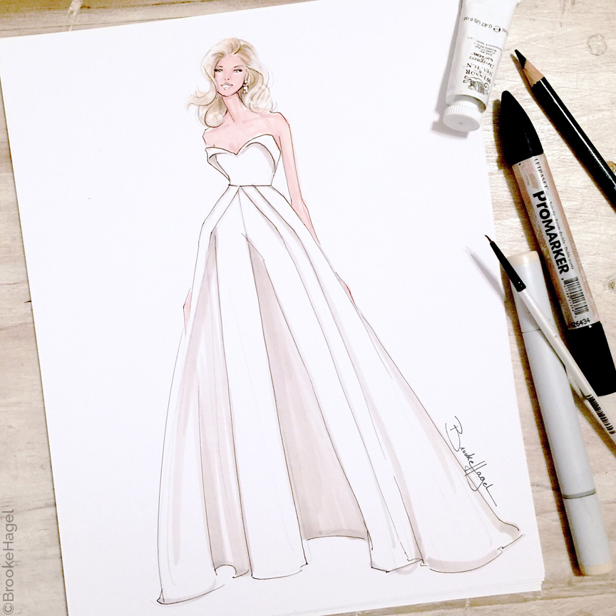 864x864 Fabulous Doodles Fashion Illustration Blog By Brooke Hagel New - Carpet Sketch