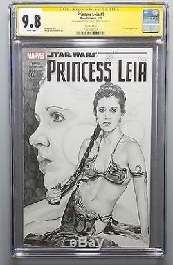 250x383 Princess Leia - Carrie Fisher Sketch