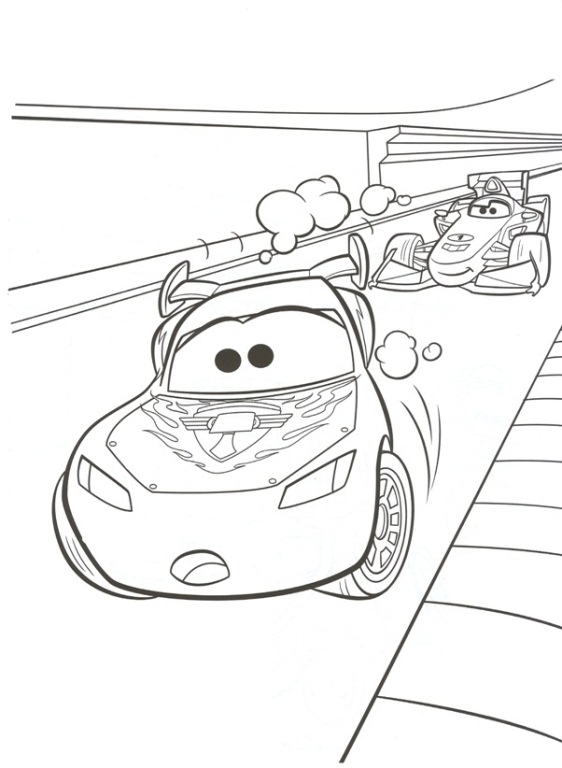 562x768 Kids N 38 Coloring Pages Of Cars 2 - Cars 2 Sketch