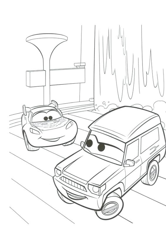 565x768 Coloring Kids N Fun Gallery Of Cars 2 Colouring Pages Coloring - Cars 2 Sketch