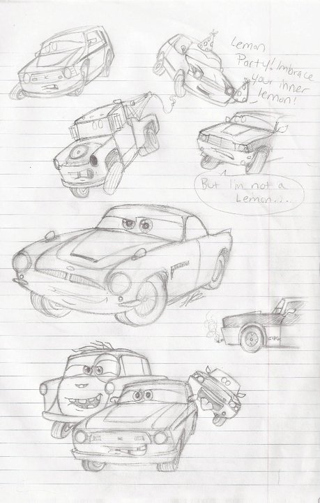 Cars 2 Sketch at PaintingValley.com | Explore collection of Cars 2 Sketch