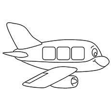 230x230 Top 35 Airplane Coloring Pages Your Toddler Will Love - Cartoon Airplane Sketch