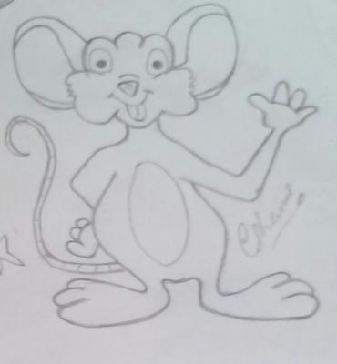 370x400 Easy Pencil Sketch Of Cartoon Animals - Cartoon Animal Sketches