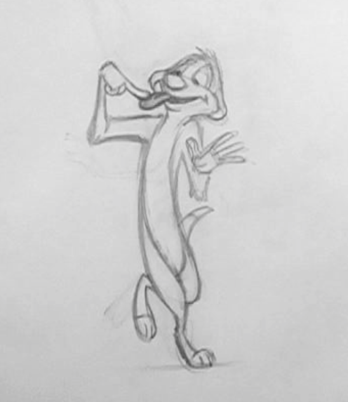 496x573 Solid Drawing The 12 Basic Principles Of Animation Animation - Cartoon Animation Sketch