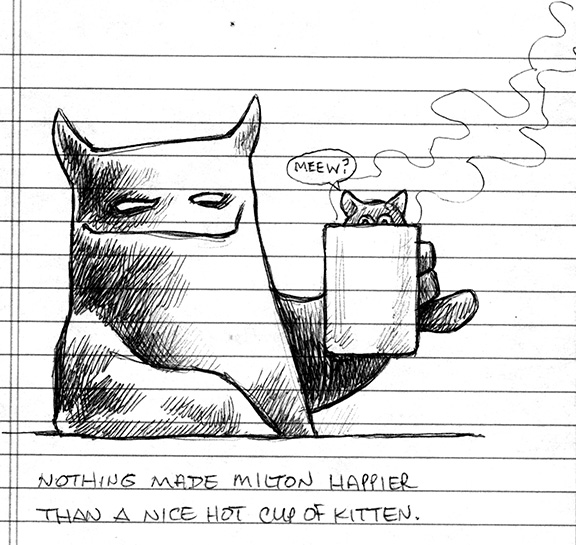 576x545 Ballpoint Pen Art Jaggedsmile - Cartoon Art Sketches