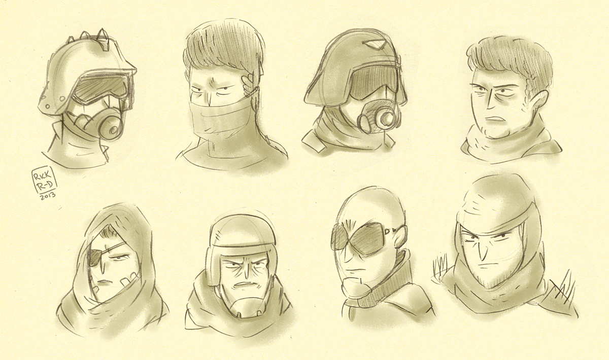 1200x710 Cartoon Comicbook Concept Art Sketches Of Some Postapocalyptic Sci - Cartoon Art Sketches