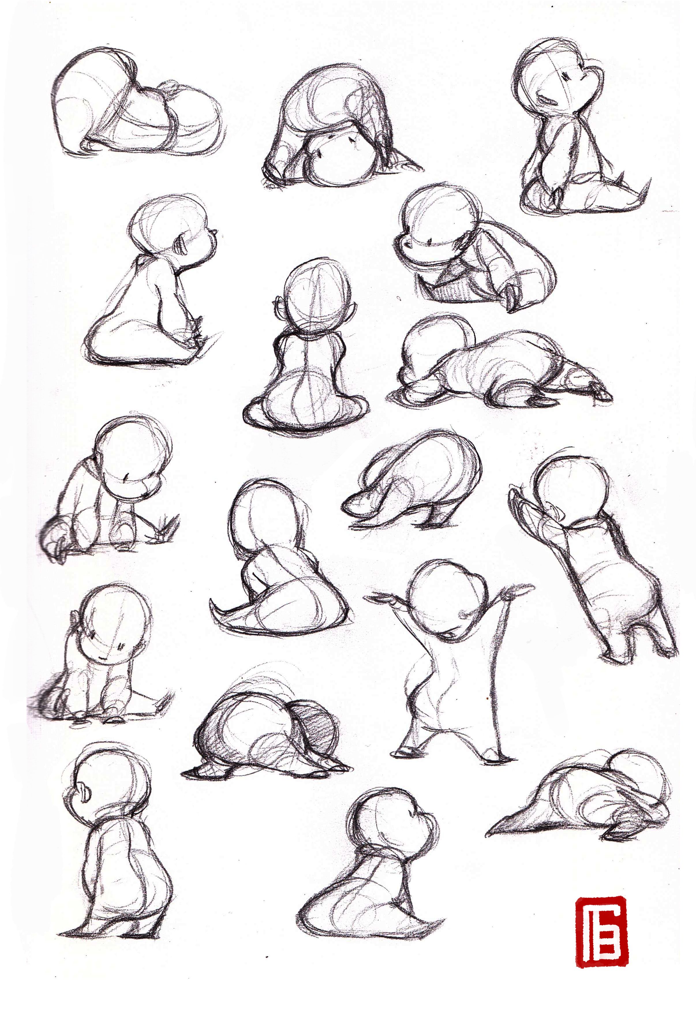 2412x3538 Pin By Don Espejo On Sketches Drawings, Drawing - Cartoon Baby Sketch
