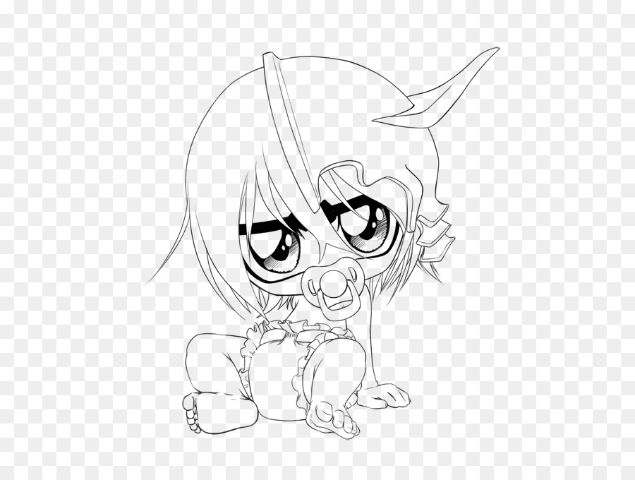 900x680 Whiskers Line Art Cartoon Ear Sketch - Cartoon Baby Sketch