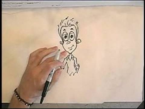 480x360 How To Draw Cartoon Characters How To Draw The Body On A Cartoon - Cartoon Body Sketch