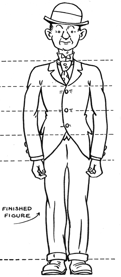 400x914 Figure Drawing How To Draw Cartoon Figures Amp Bodies Proportions - Cartoon Body Sketch