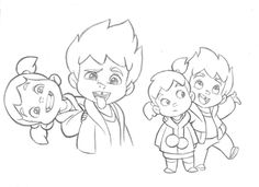 236x171 Little Boy Character Sketches Test For Mercury Filmworks By - Cartoon Boy Sketch