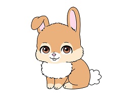 250x193 How To Draw A Bunny Rabbit (Cartoon) - Cartoon Bunny Sketch