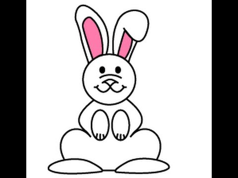 480x360 Webby Wanda How To Draw A Cartoon Bunny Rabbit - Cartoon Bunny Sketch