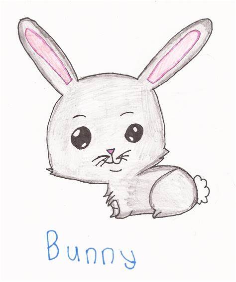 Cartoon Bunny Sketch at PaintingValley.com | Explore collection of ...