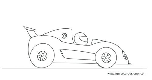 500x262 How To Draw A Car Step By Step Easy Step By Step How To Draw Cars - Cartoon Car Sketch
