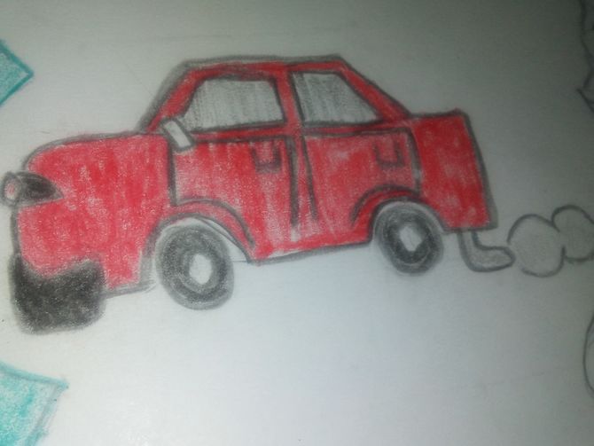 670x503 How To Draw A Cartoon Car 8 Steps (With Pictures) - Cartoon Car Sketch