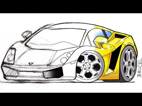 480x360 Car Cartoon Processes - Cartoon Cars Sketch