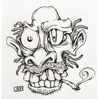 320x320 Graffiti Cartoon Character Sketches Dope - Cartoon Characters Sketch