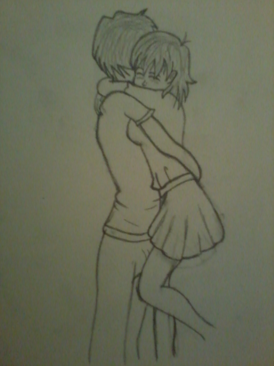 960x1280 Drawings Of Cartoon Couples Anime Couple Drawing - Cartoon Couple Sketch
