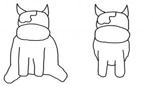 302x175 How To Draw How To Draw A Cute Cartoon Cow - Cartoon Cow Sketch