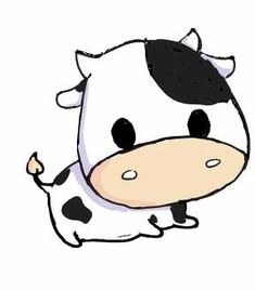 235x268 Cute Cow Cartoon Vector On Sunbeans - Cartoon Cow Sketch