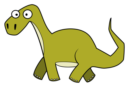 520x353 Drawing Cartoon Dinosaurs - Cartoon Dinosaur Sketch