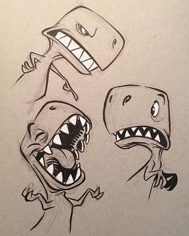 640x799 Dinosaurs - Cartoon Dinosaur Sketch