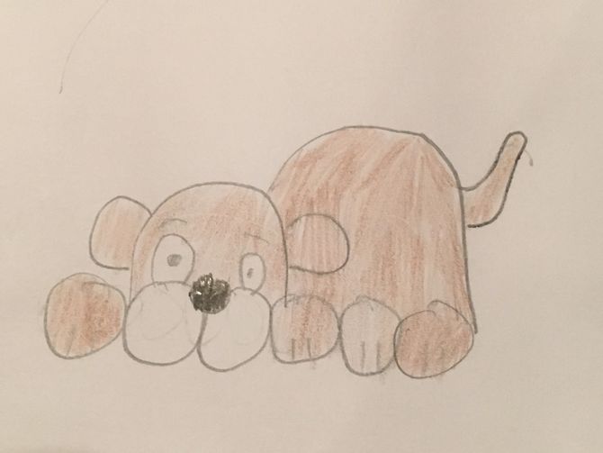 670x503 How To Draw A Simple Cartoon Dog 11 Steps (With Pictures) - Cartoon Dog Sketch