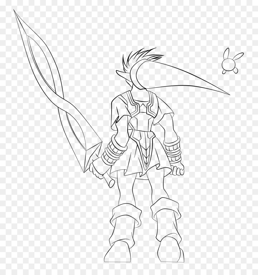 900x960 Line Art Cartoon Angle Sketch - Cartoon Dragon Sketch