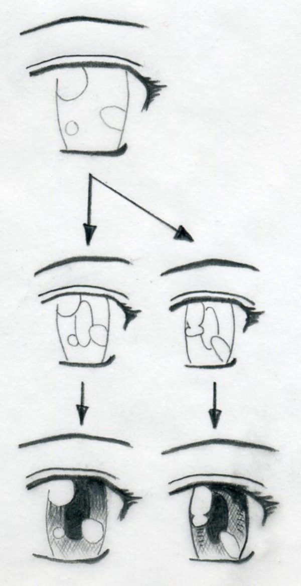 600x1166 How To Draw Cartoon Eyes And Face - Cartoon Eyes Sketch