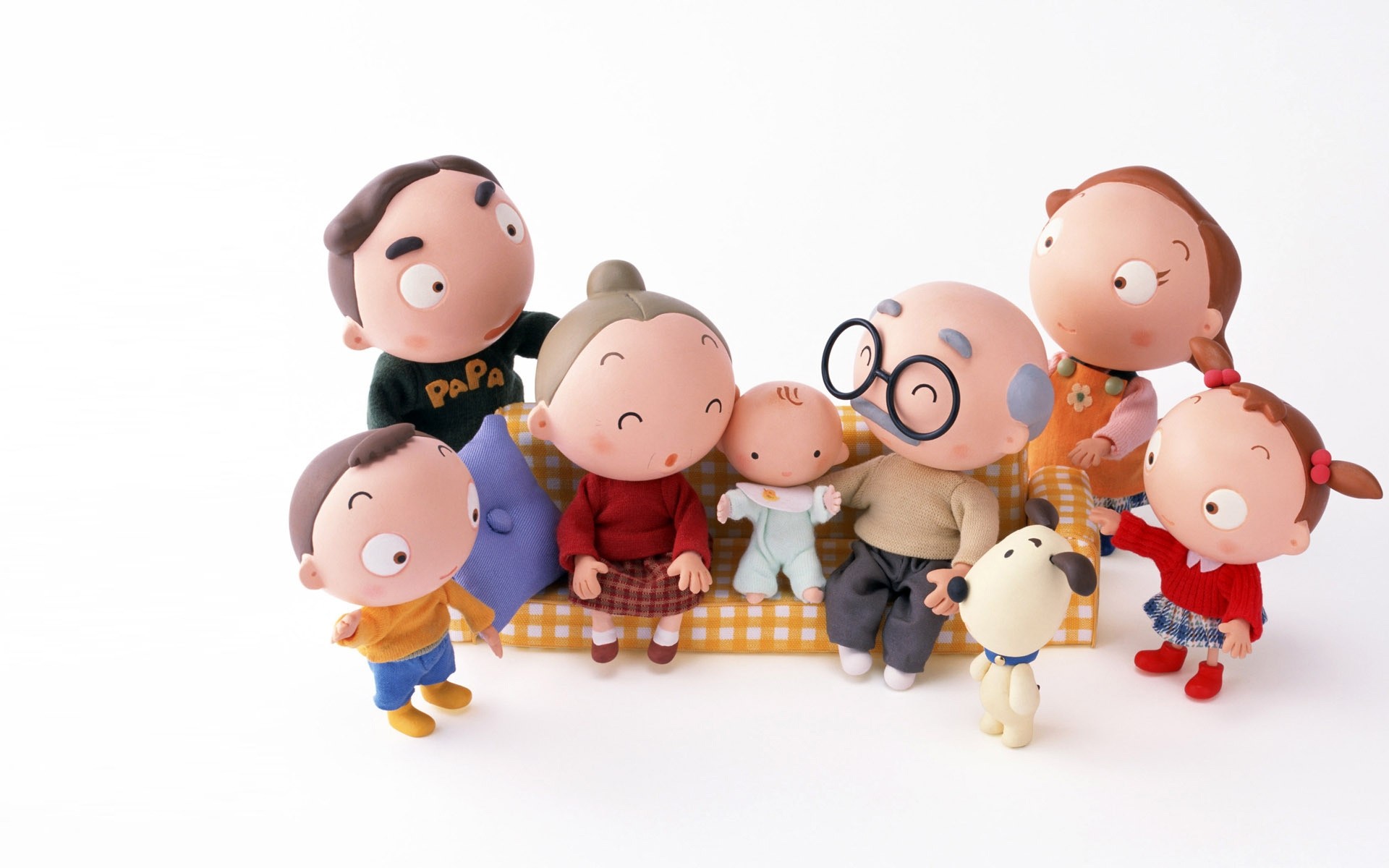 1920x1200 The Big Cartoon Family. Android Wallpapers For Free. - Cartoon Family Sketch