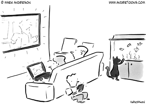 480x360 Tv Cartoon - Cartoon Family Sketch