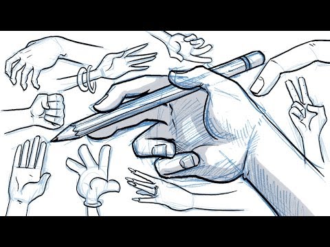 480x360 How To Draw Hands (Comic And Cartoon) - Cartoon Hand Sketch