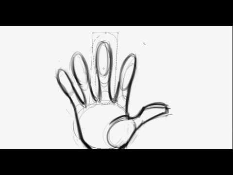 480x360 How To Draw A Cartoon Hand - Cartoon Hand Sketch