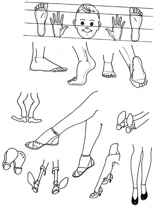500x661 How To Draw Cartoon Hands And Cartoon Feet Art Class - Cartoon Hand Sketch