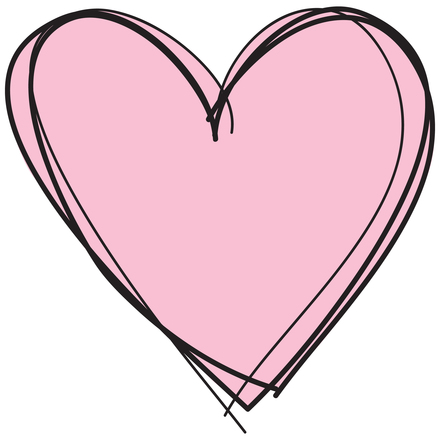 440x440 Free Heart Sketch Stock Photo - Cartoon Heart Sketch