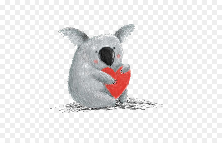 900x580 Koala Cartoon Drawing Read And Hear Edition Thoughts To Make Your - Cartoon Heart Sketch