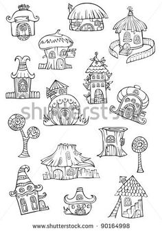 236x337 99 Best House Sketch Images Fonts, Font Alphabet - Cartoon House Sketch