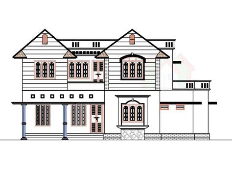 474x357 Cartoon House Floor Plan - Cartoon House Sketch