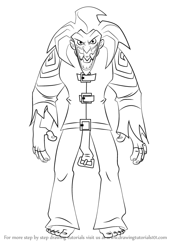 598x844 Learn How To Draw The Joker From The Batman (The Batman) Step By - Cartoon Joker Sketch