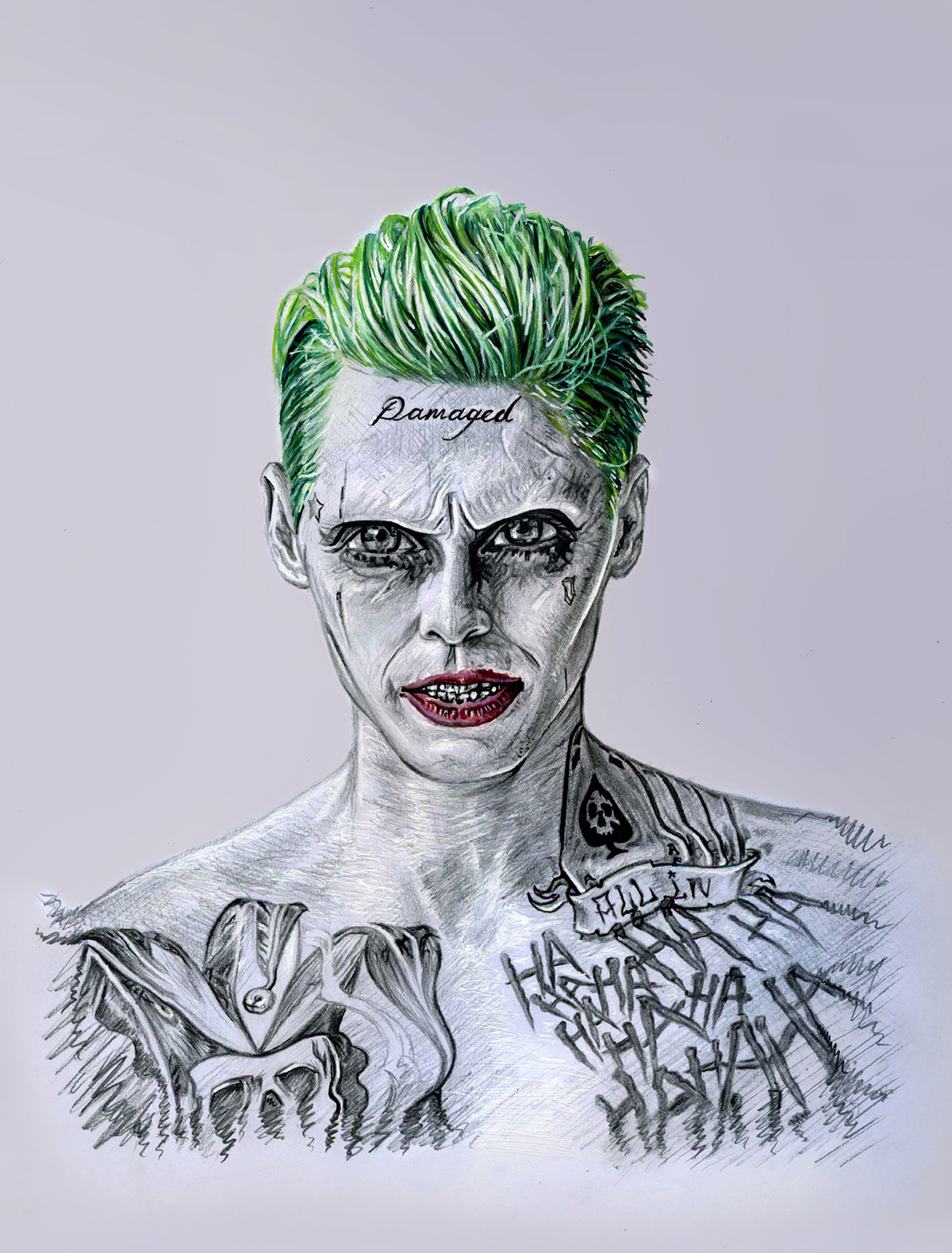 1200x1579 Mr Joker In Realistic Cartoon Style On Behance - Cartoon Joker Sketch