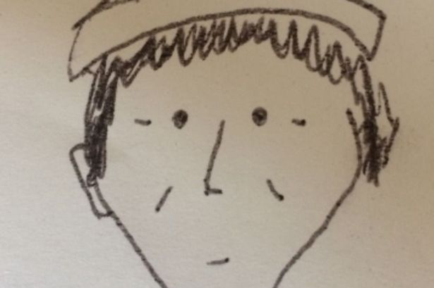 615x409 Police Issue Unbelievable Cartoon Sketch Of Suspect - Cartoon Man Sketch