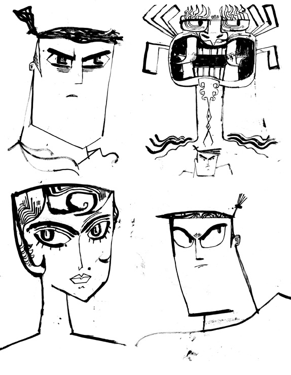 574x739 Cartoon Network Sketches Scribble08 By Mark Murphy - Cartoon Network Sketches