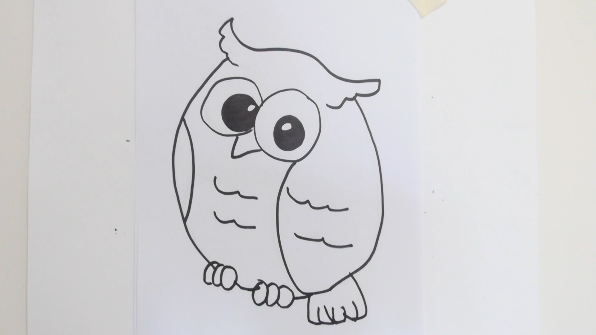1920x1080 Cartoon Owl Sketch Cartoon Owls To Draw How To Draw Cute Cartoon - Cartoon Owl Sketch